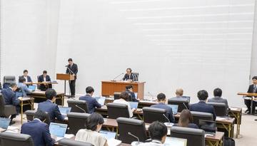 Governor Kazuo Ueda's press conference in Nihonbashi on Friday afternoon