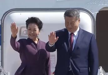 President Xi Jinping and Madame Peng Liyuan leave the United States at the end of last week's state visit