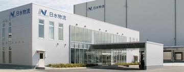 A cold-storage centre of Nissui Logistics, the low-temperature logistics subsidiary of the Nissui group